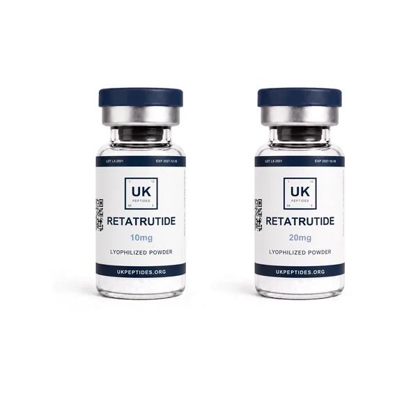 Retatrutide 10mg and 20mg research peptide vials